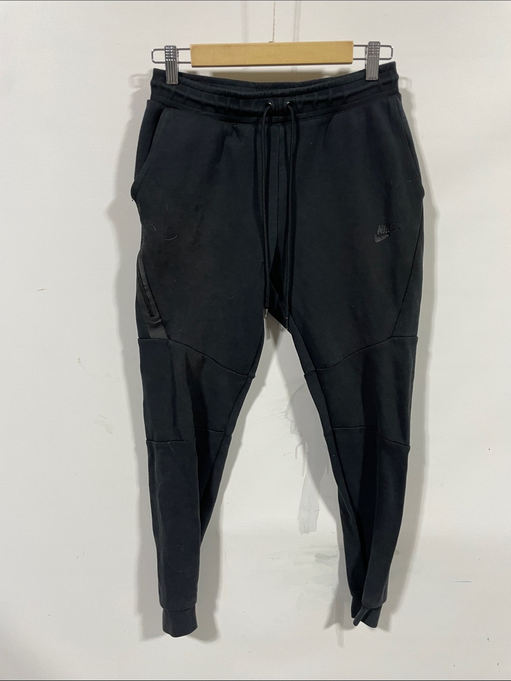 Nike Black Tapered Tech Fleece Joggers